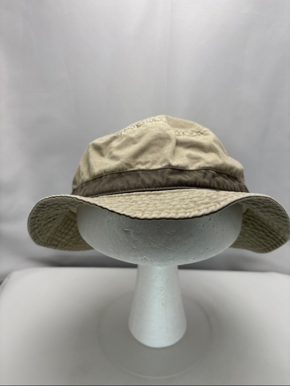 Old Navy SzS/M Beige Bucket/Boonie Style‎ Hat with Brown Band#503